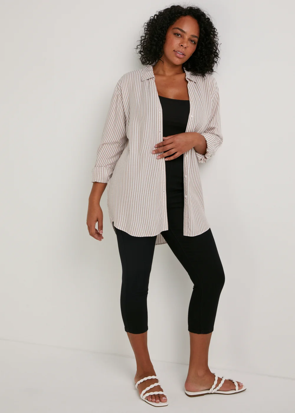 Rosie Black Cropped Pull On Jeggings - 8 Image 4
