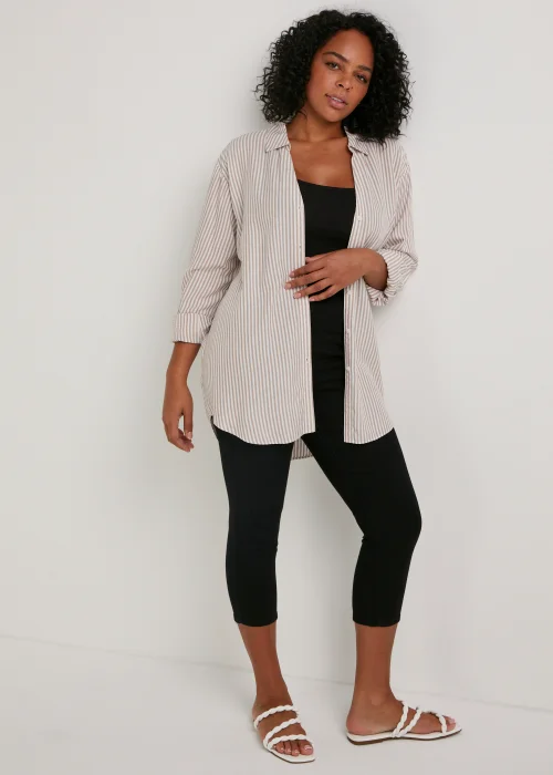 Rosie Black Cropped Pull On Jeggings - 8 Image 4