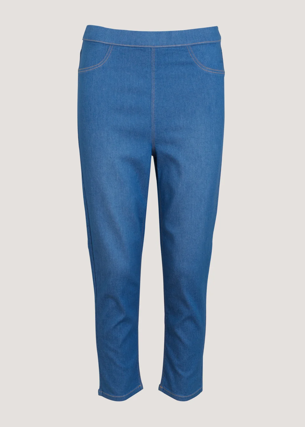 Rosie Blue Cropped Pull On Jeggings - Size 10 Image 4