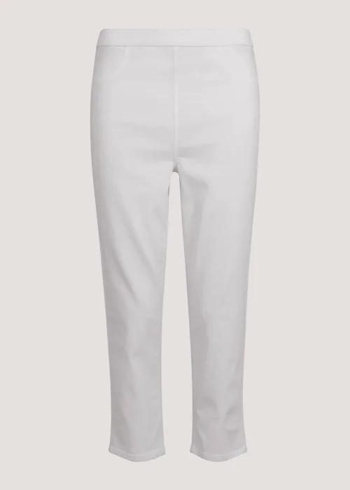 Rosie White Cropped Pull On Jeggings - 8 Image 5