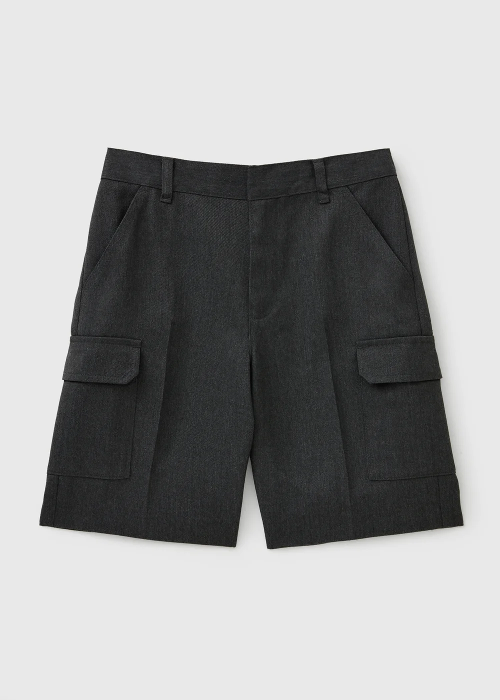 Boys Grey Cargo School Shorts (3-13yrs) - Age 3 Years Image 1