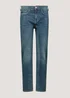 Green Wash Slim Fit Tapered Jeans - 30 Waist Regular Image 1