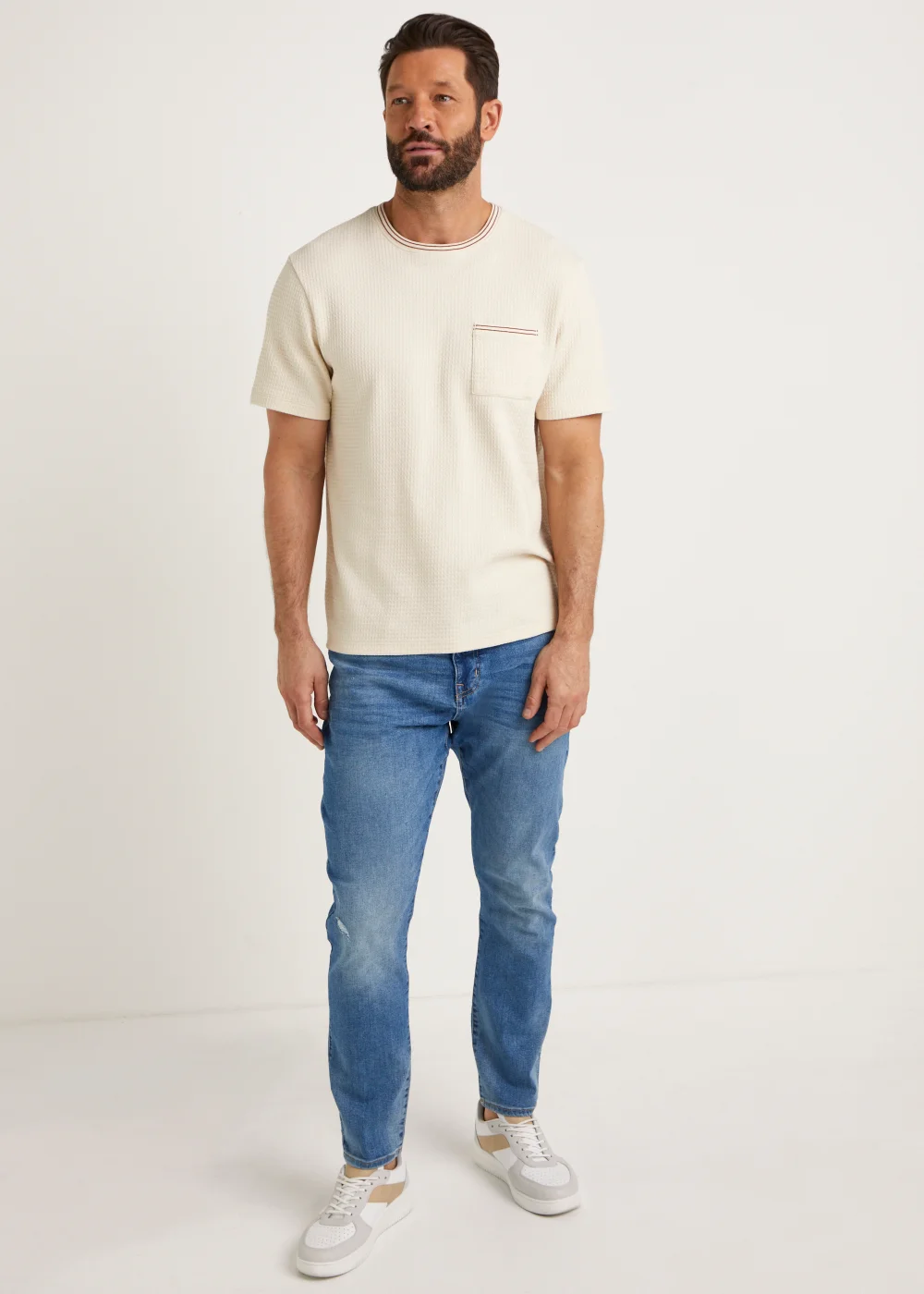 Bright Blue Stretch Skinny Jeans - 30 Waist Regular Image 1