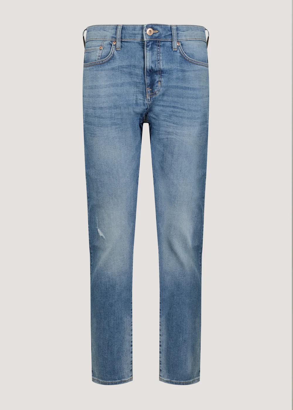 Bright Blue Stretch Skinny Jeans - 30 Waist Regular Image 5