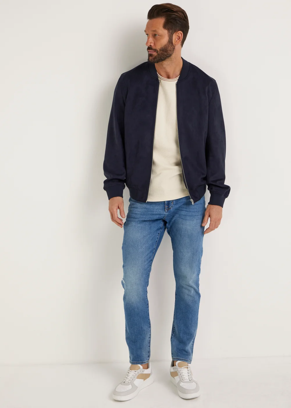 Bright Blue Stretch Skinny Jeans - 30 Waist Regular Image 4