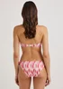 Pink Print Twist Bikini Bottoms - Size 8 Image 2