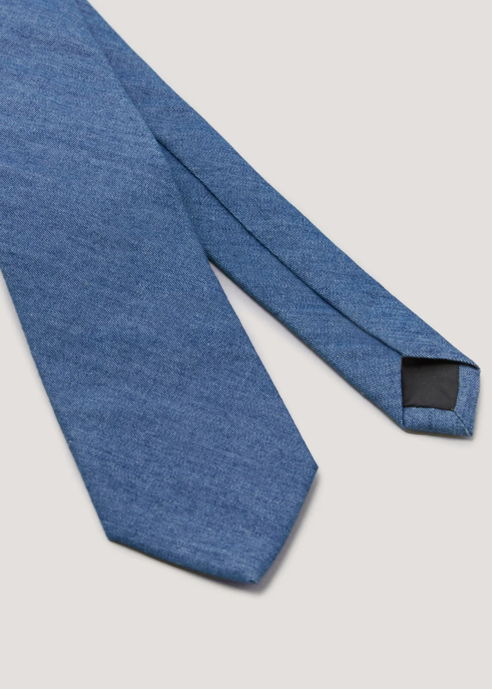 Taylor & Wright Navy Plain Skinny Tie - One Size Image 2