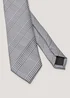 Taylor & Wright Black Check Skinny Tie - One Size Image 2