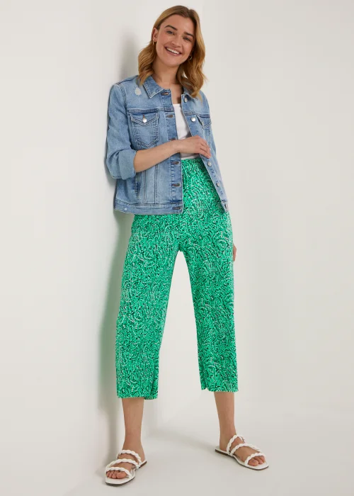 Green Spring Plisse Trousers - 8 Image 4