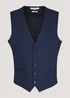 Taylor & Wright Cooper Navy Suit Waistcoat - Small Image 1