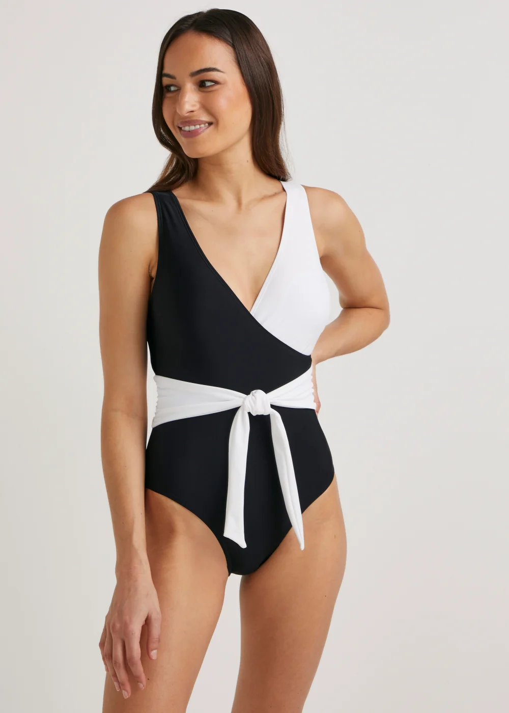 Colour Block Swimsuit - 6 Image 1