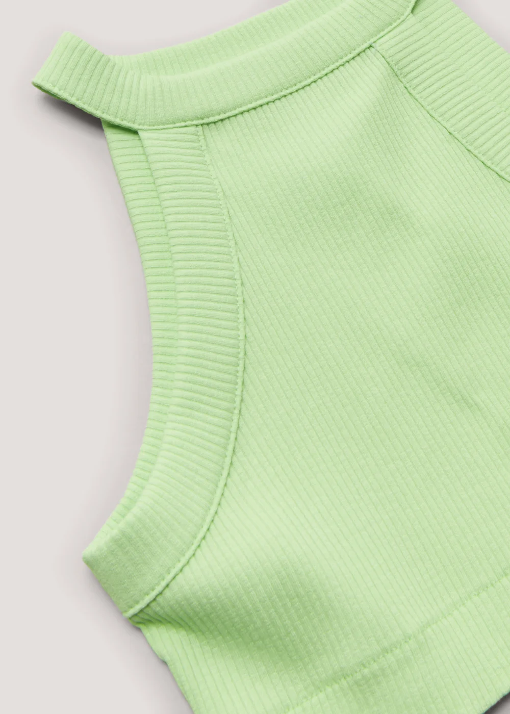 Girls Candy Couture Lime Racer Back Crop Top (9-16yrs) - 9 Yrs Image 2