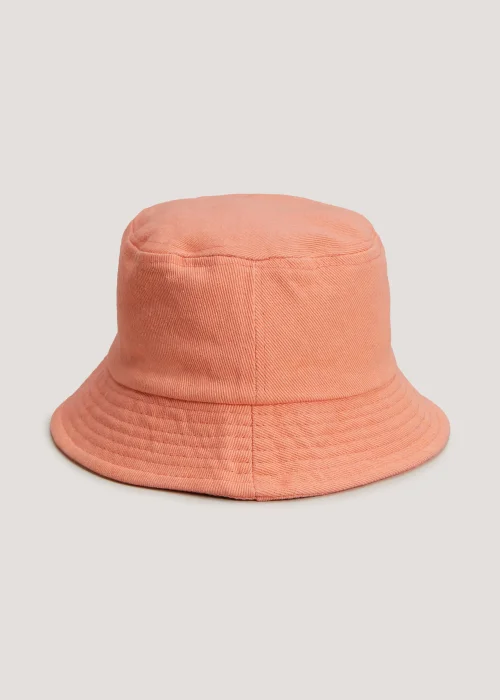 Coral Bucket Hat - One Size Image 1
