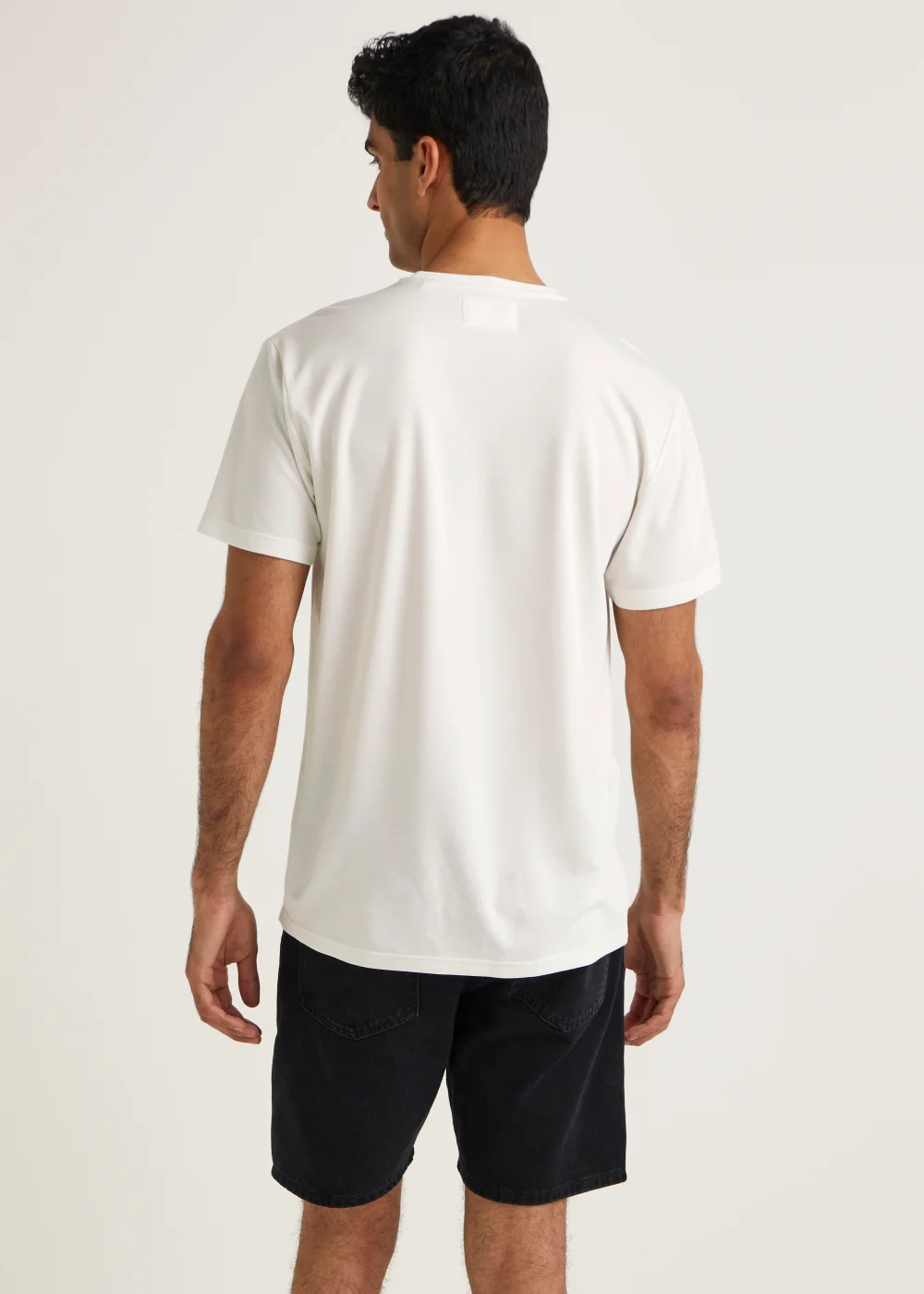 Black Relaxed Denim Shorts - 30 Image 2