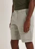 Bone Denim Cargo Shorts - S Image 3