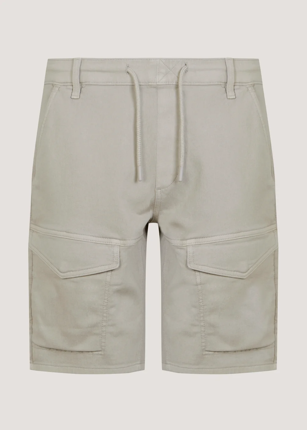 Bone Denim Cargo Shorts - S Image 5