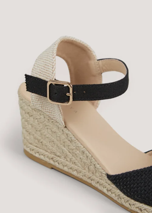 Black Closed Toe Espadrilles - Size 3 Image 2