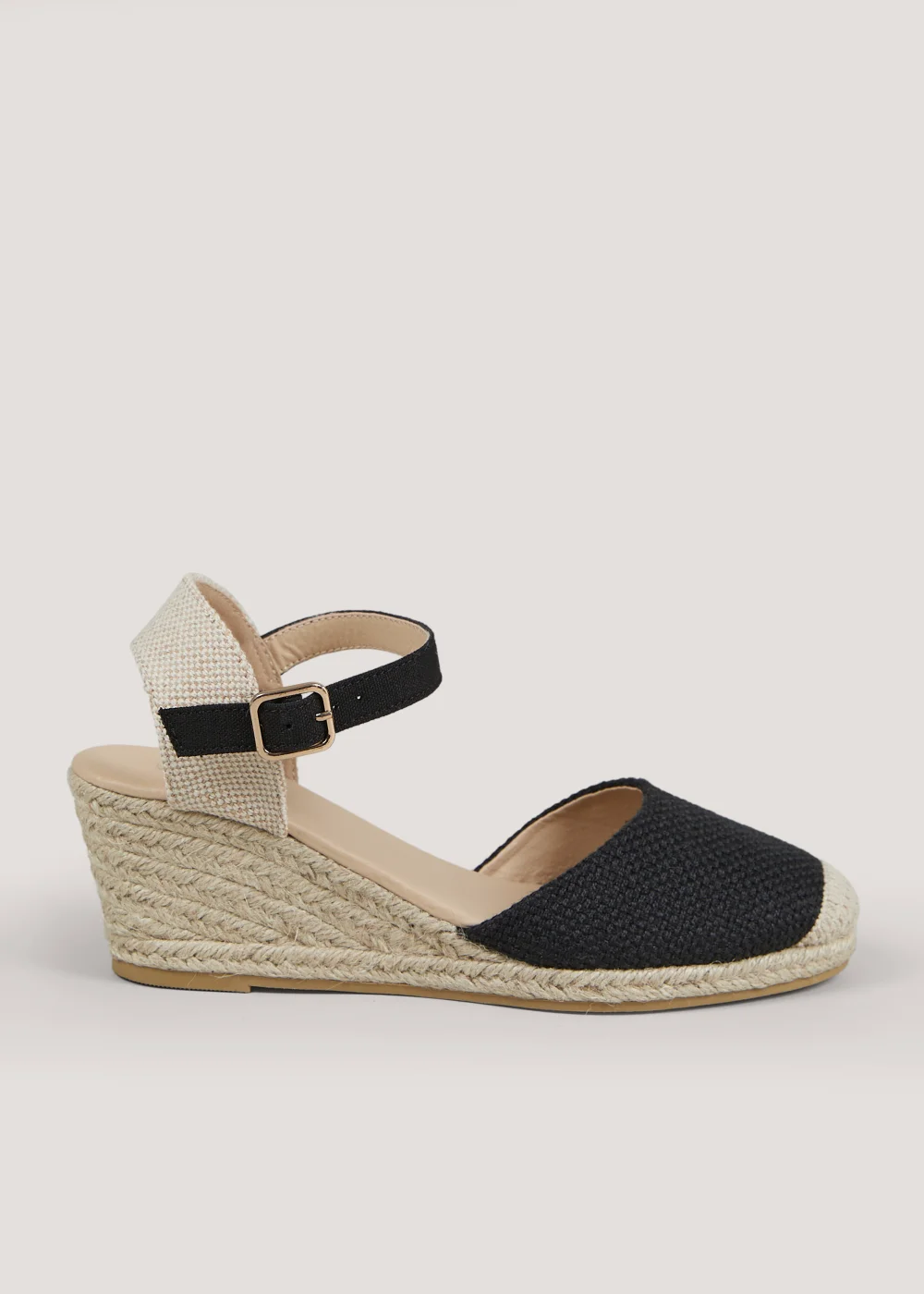 Black Closed Toe Espadrilles - Size 3 Image 1