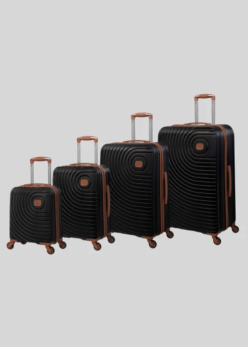 IT Luggage Black Hard Shell Suitcase - UNDERSEAT Image 1
