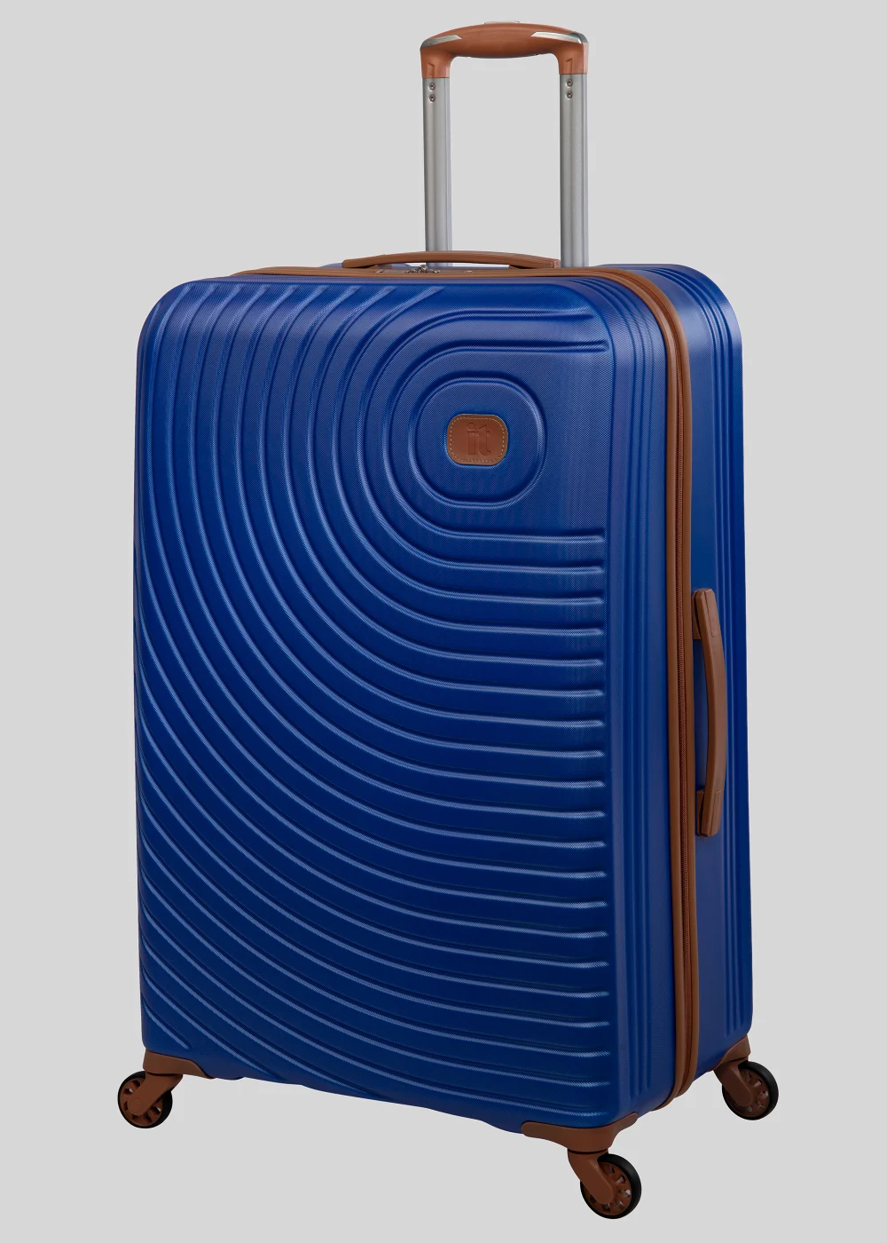 IT Luggage Blue Hard Shell Suitcase - Cabin Image 3