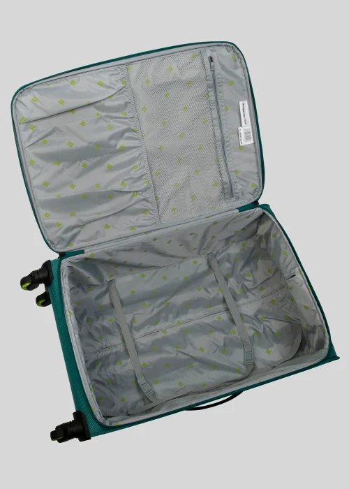 IT Luggage Teal Soft Shell Suitcase - Cabin Image 2