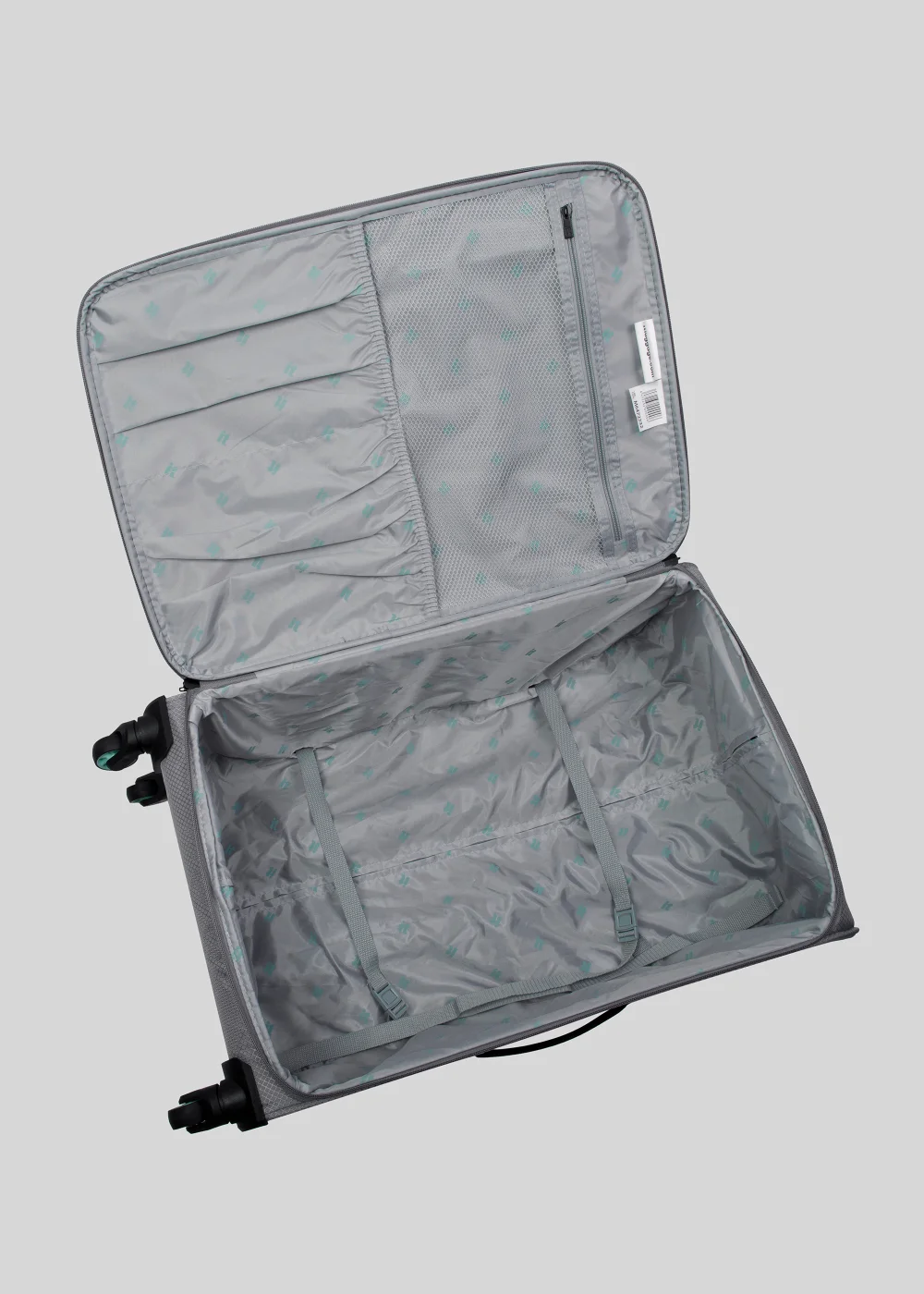 IT Luggage Grey Soft Shell Suitcase - Cabin Image 2