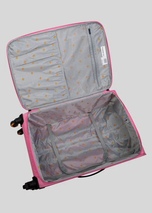 IT Luggage Pink Soft Shell Suitcase - Cabin Image 2