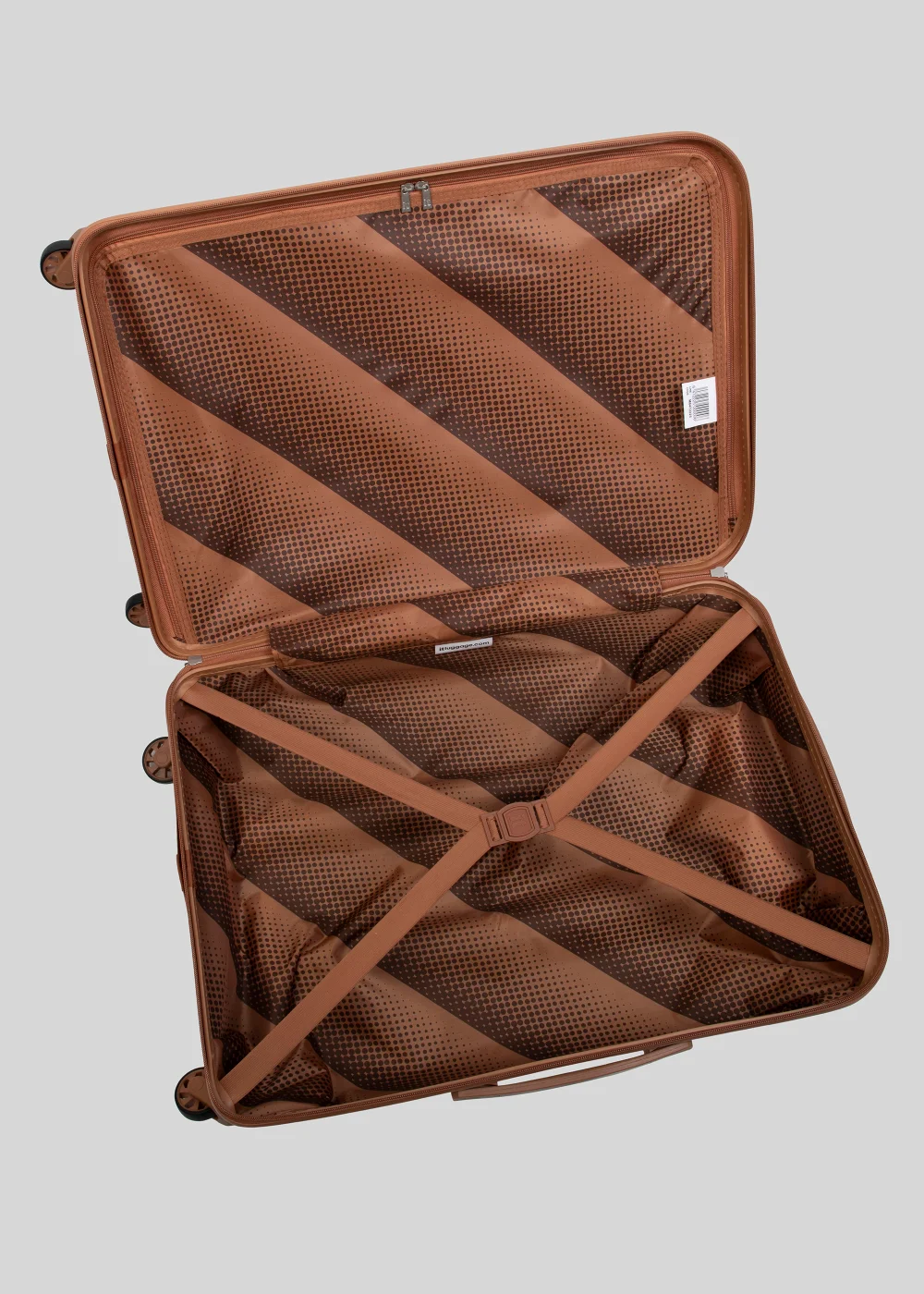 IT Luggage Cream Hard Shell Suitcase - Cabin Image 2