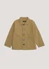 Boys Mini Me Tan Shacket (4-11yrs) - Age 4 Years Image 1