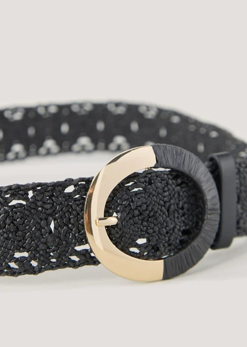 Black Macrame Belt - S Image 2