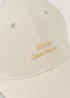 Natural Hola Slogan Cap - One Size Image 2