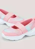 Girls Multicoloured Mary Jane Sports Shoes - Size 4 Infants Image 2