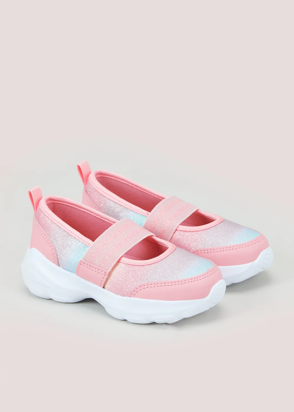 Girls Multicoloured Mary Jane Sports Shoes - Size 4 Infants Image 1