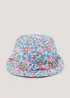 Girls Lilac Floral Swimming Bucket Hat (6mths-6yrs) - Age 6 - 12 Months Image 1