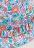 Girls Lilac Floral Swimming Bucket Hat (6mths-6yrs) - Age 6 - 12 Months Image 2