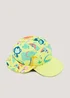 Boys Yellow Animal Print Keppi Sun Hat (6mths-6yrs) - Age 6 - 12 Months Image 1