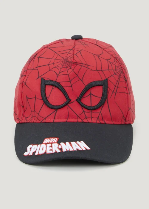 Kids Red Marvel Spider-Man Cap (3-10yrs) - Age 7-10 Years Image 1
