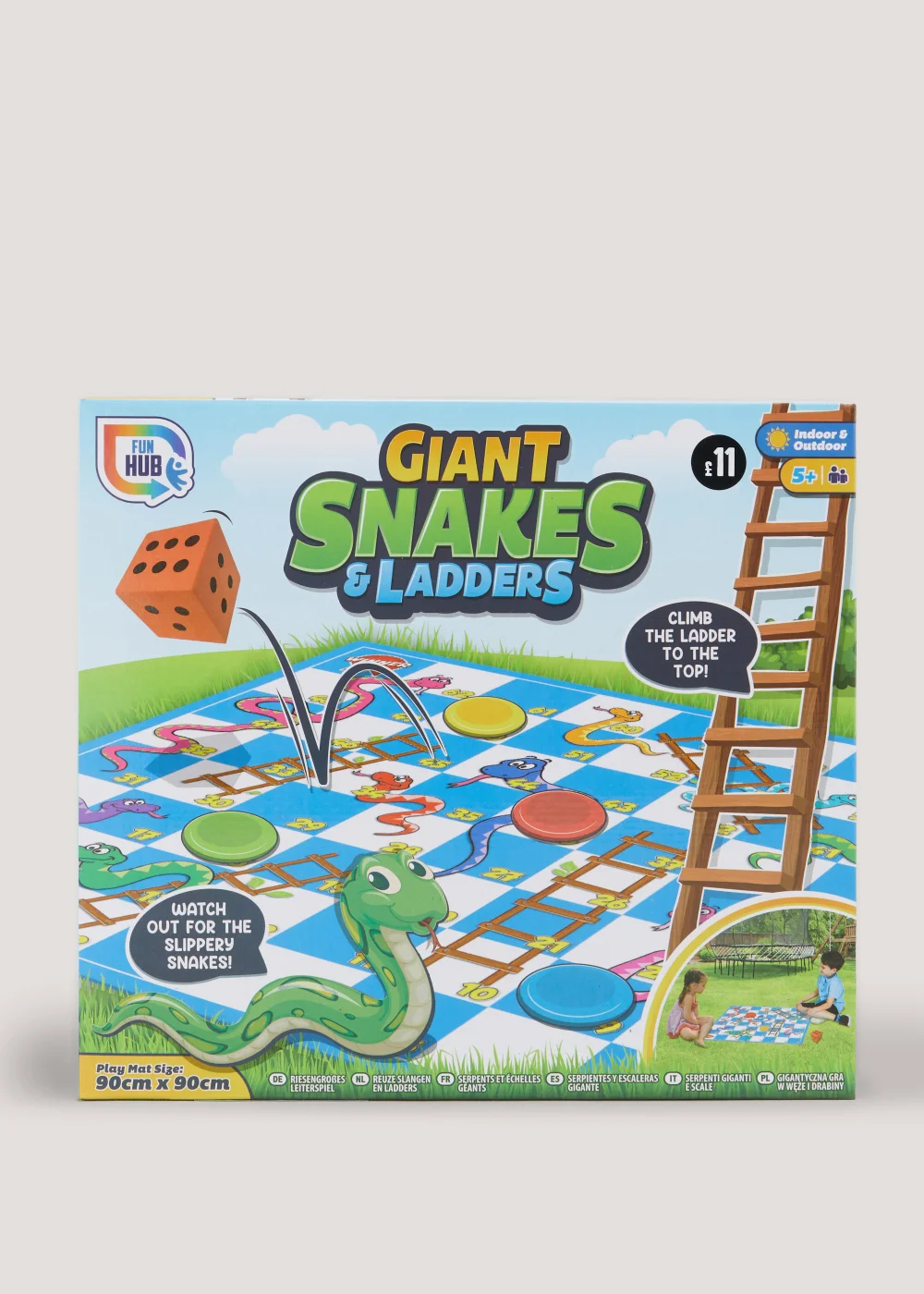 Kids Giant Snakes & Ladders Game Image 1