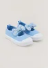 Girls Blue Bow Mary Jane Pumps (Younger 4-12) - Size 4 Infants Image 1