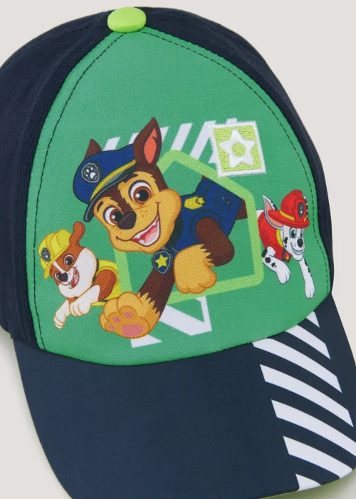 Kids Black Paw Patrol Cap (12mths-6yrs) - Age 12 - 24 Months Image 2