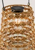 Natural Woven Rattan Solar Lantern (41.5cm x 18cm) Image 2