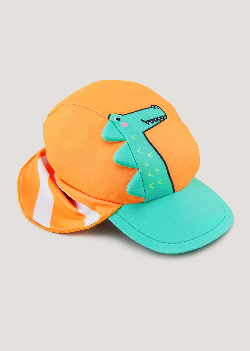 Boys Orange & Green Crocodile Keppi Sun Hat (6mths-6yrs) - 3-6 Yrs Image 1