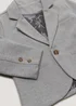 Boys Mini Me Grey Smart Jersey Blazer (9mths-4yrs) - Age 18 - 23 Months Image 2
