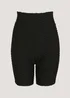 Souluxe Black Ruched Sports Shorts - 8 Image 5