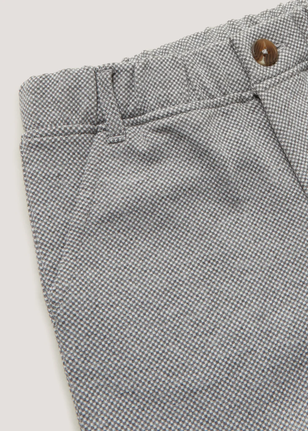 Boys Mini Me Grey Smart Jersey Trousers (9mths-4yrs) - Age 18 - 23 Months Image 2
