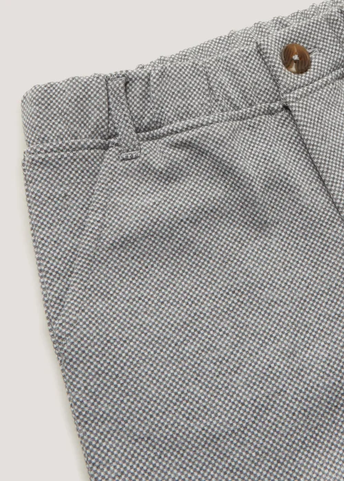 Boys Mini Me Grey Smart Jersey Trousers (9mths-4yrs) - Age 18 - 23 Months Image 2