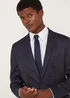 Taylor & Wright Williams Navy Herringbone Jersey Blazer - 38 Chest Regular Image 3