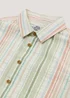 Boys Mini Me Pastel Stripe Seersucker Shirt (4-13yrs) - Age 4 Years Image 2