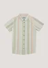 Boys Mini Me Pastel Stripe Seersucker Shirt (4-13yrs) - Age 4 Years Image 1