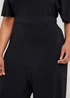 Papaya Curve Black Plisse Cropped Trousers - 18 Image 3
